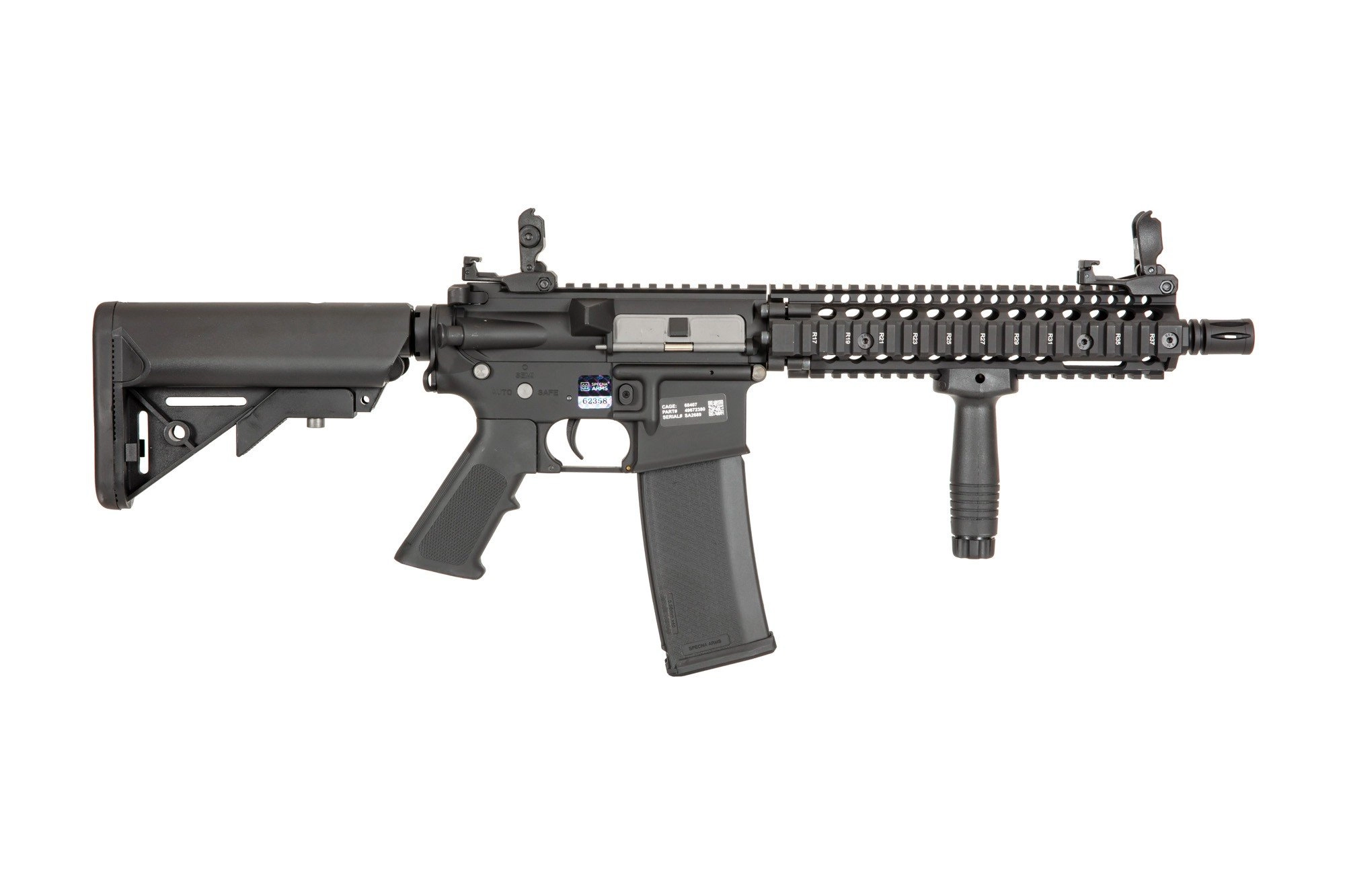Karabinek ASG Specna Arms Daniel Defense® MK18 SA-E19 EDGE™ Kestrel™ ETU 1.14 J Czarny OD-G-SPE-01-044348-00 asgbox.pl Karabinek ASG Specna Arms Daniel Defense® MK18 SA-E19 EDGE™ Kestrel™ ETU 1.14 J Czarny - obrazek 4