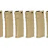 asgbox.pl - Zestaw 6 magazynków Real-cap do replik M4/M16 - Tan