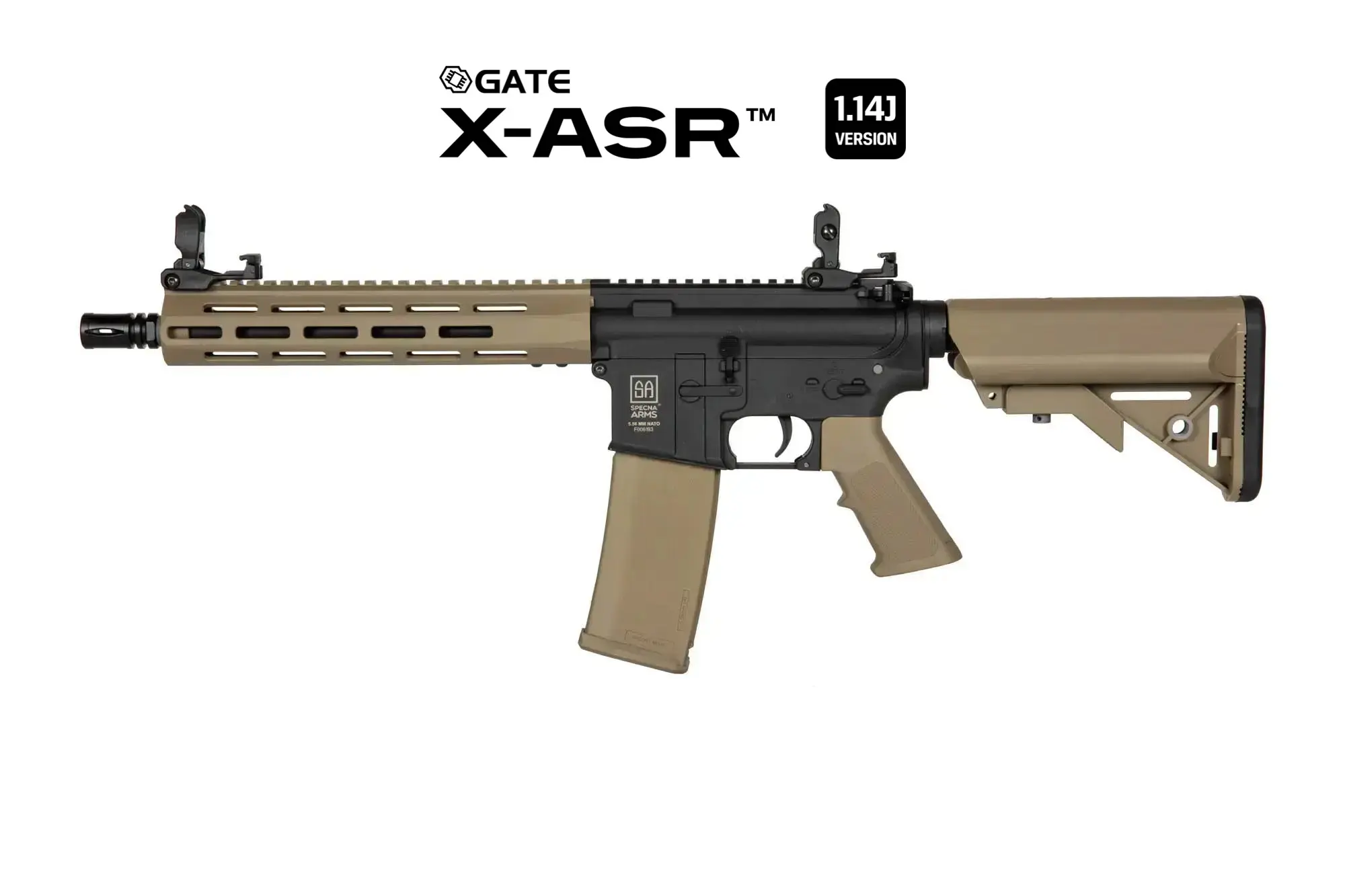 Karabinek ASG Specna Arms SA-F03 FLEX™ GATE X-ASR 1.14 J Half-Tan - obrazek 2