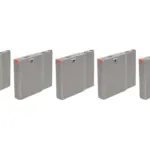 asgbox.pl - Zestaw 5 polimerowych magazynków 25 kulek do replik SRS - Wolf Grey