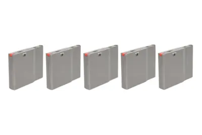 asgbox.pl - Zestaw 5 polimerowych magazynków 25 kulek do replik SRS - Wolf Grey