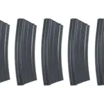 asgbox.pl - Zestaw 5 sztuk metalowych magazynków low-cap 70 kulek Specna Arms Czarny