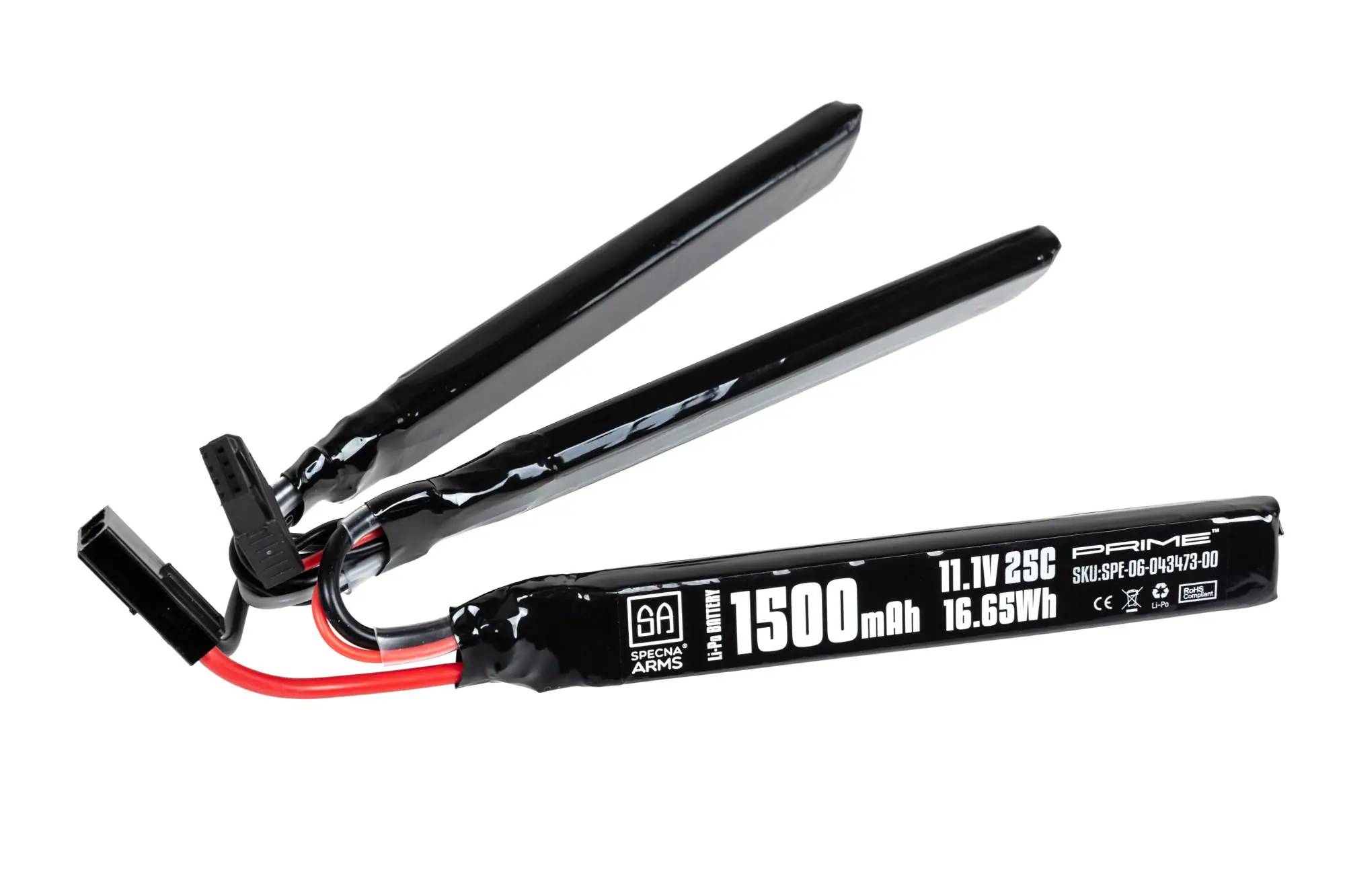 Akumulator Li-Po Specna Arms x Gens Ace 1500 mAh 25C 3-modułowy 11.1V Tamiya mini G-Tech OD-G-SPE-06-043473-00 asgbox.pl Akumulator Li-Po Specna Arms x Gens Ace 1500 mAh 25C 3-modułowy 11.1V Tamiya mini G-Tech - obrazek 2