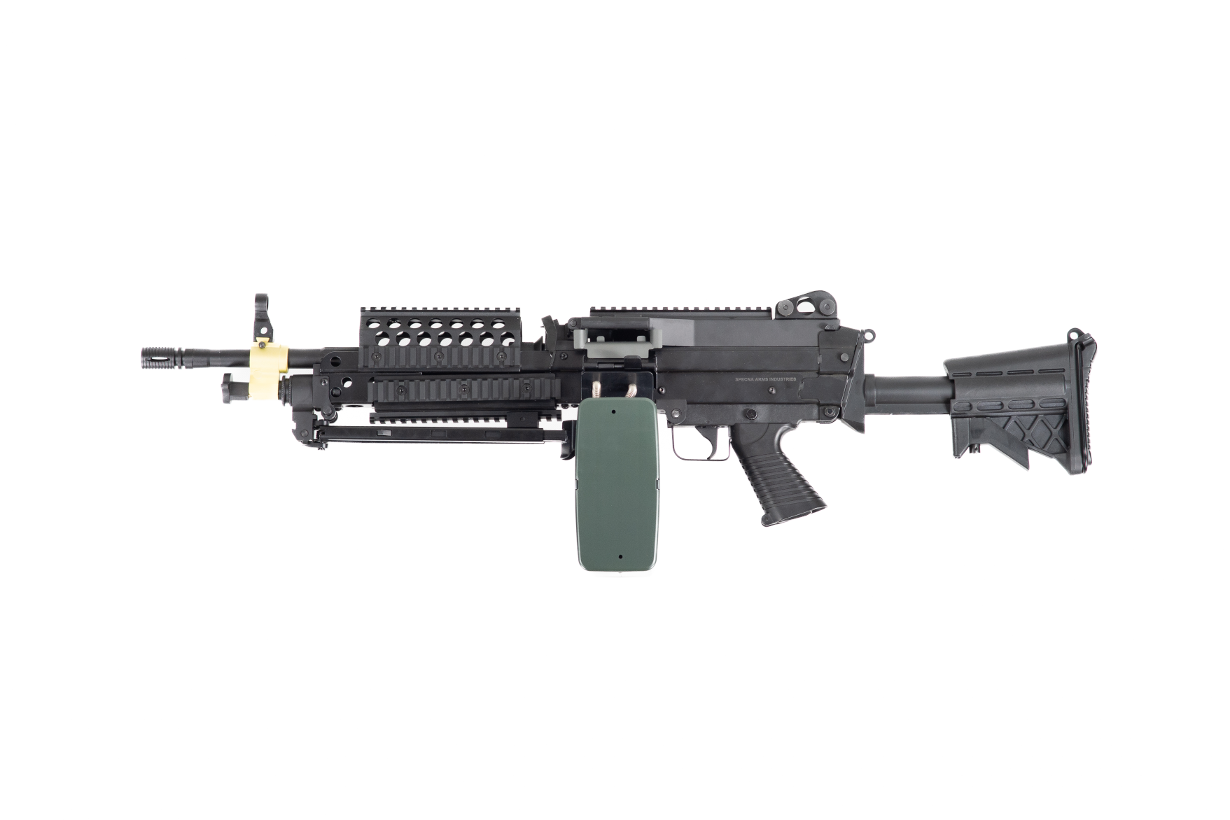 Replika karabinu maszynowego SA-46 EDGE™ - Czarny (OUTLET) OUT-72-036845-00 asgbox.pl asgbox.pl - Replika karabinu maszynowego SA-46 EDGE™ - Czarny (OUTLET)