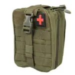 asgbox.pl - Apteczka zrywana Molle z naszywką Medyk GFC Tactical Oliwkowa