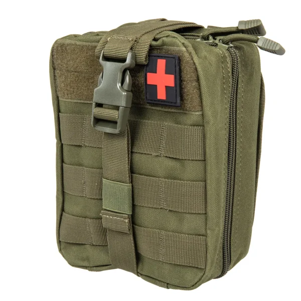 asgbox.pl - Apteczka zrywana Molle z naszywką Medyk GFC Tactical Oliwkowa