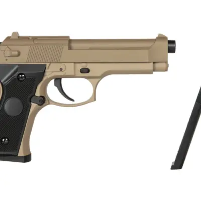 asgbox.pl - Replika pistoletu elektrycznego CM126 - Tan (z akumulatorem)