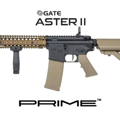 Karabinek ASG Specna Arms Daniel Defense® MK18 SA-P19 Prime™ Aster II ETU z silnikiem bezszczotkowym Chaos Bronze