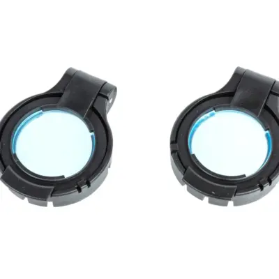 asgbox.pl - Zestaw dwóch przeźroczystych osłon Flip-up JJ Airsoft do kolimatora ZV-1