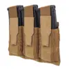 Potrójna ładownica magazynkowa z klapą Wosport Coyote Brown OD-G-WSP-19-039453-00 asgbox.pl