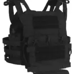 Kamizelka typu Plate Carrier Wosport VE-106 Czarna - obrazek 2