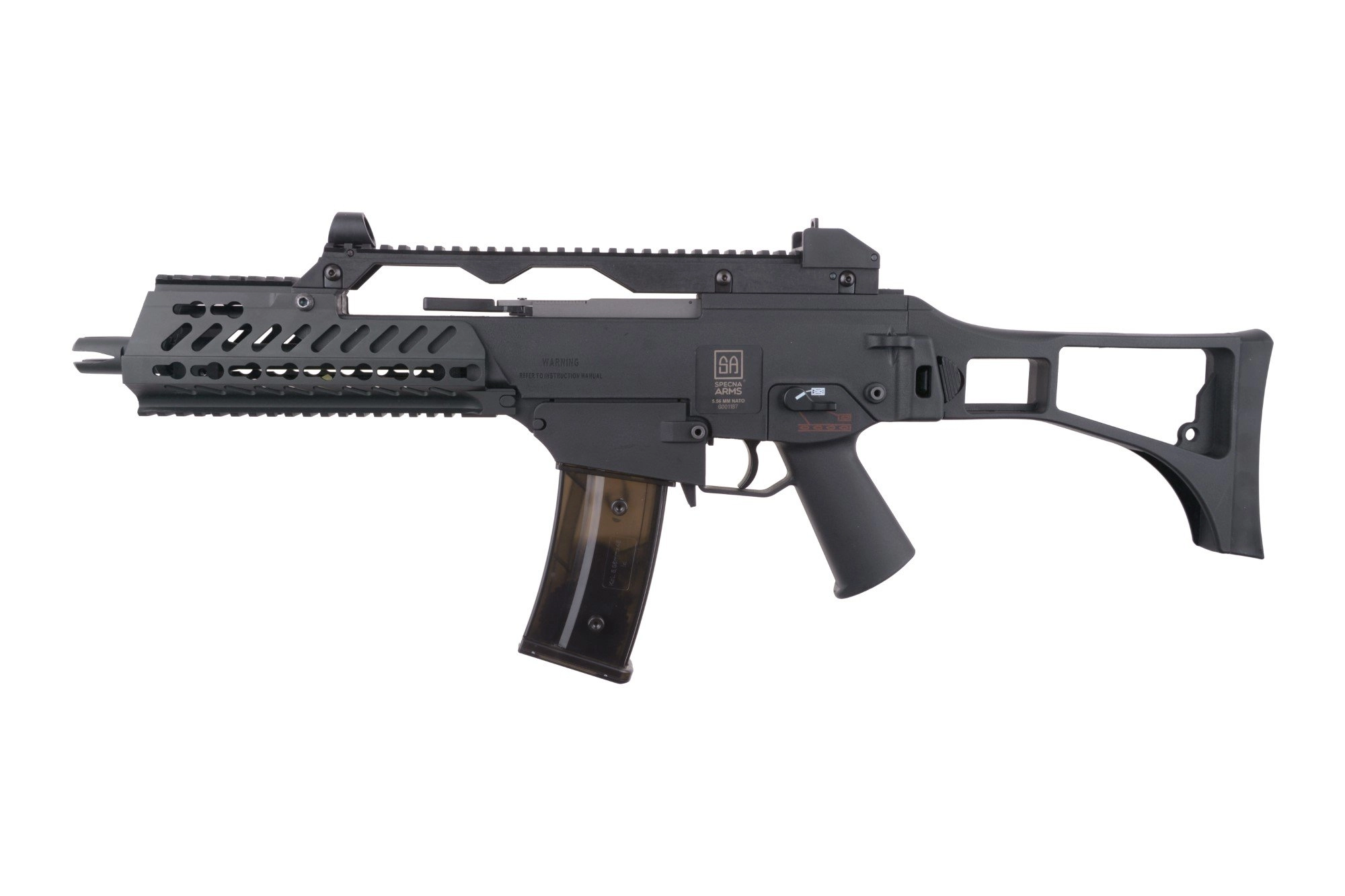 Karabinek ASG Specna Arms SA-G11 KeyMod EBB Czarny (OUTLET) OD-G-OUT-72-042743-00 asgbox.pl Karabinek ASG Specna Arms SA-G11 KeyMod EBB Czarny (OUTLET) - obrazek 2