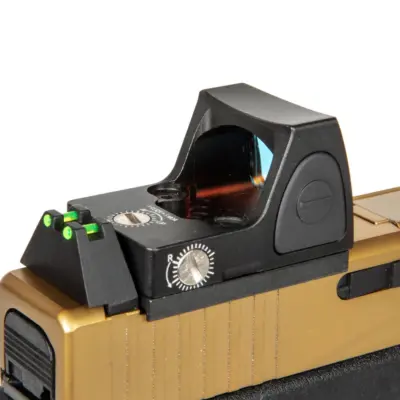 asgbox.pl - EU18 Pistol Replica with BDS Red Dot - Vented Gold