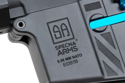 Karabinek ASG Specna Arms SA-E40-L EDGE™ Light Ops Stock HAL ETU™ Niebieski - obrazek 3