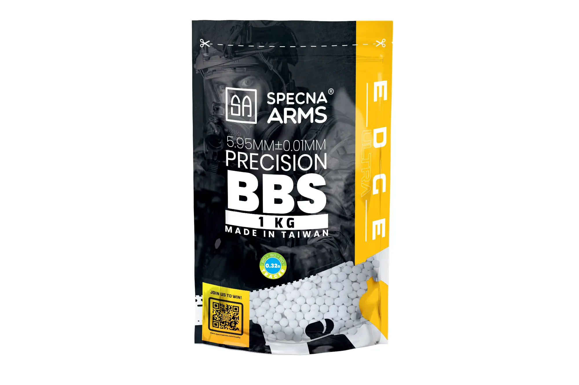 Kulki precyzyjne Tracer BIO 0,32g Specna Arms EDGE ULTRA™ BIO - 1 kg - zielone OD-G-SPE-16-039974-00 asgbox.pl asgbox.pl - Kulki precyzyjne Tracer BIO 0