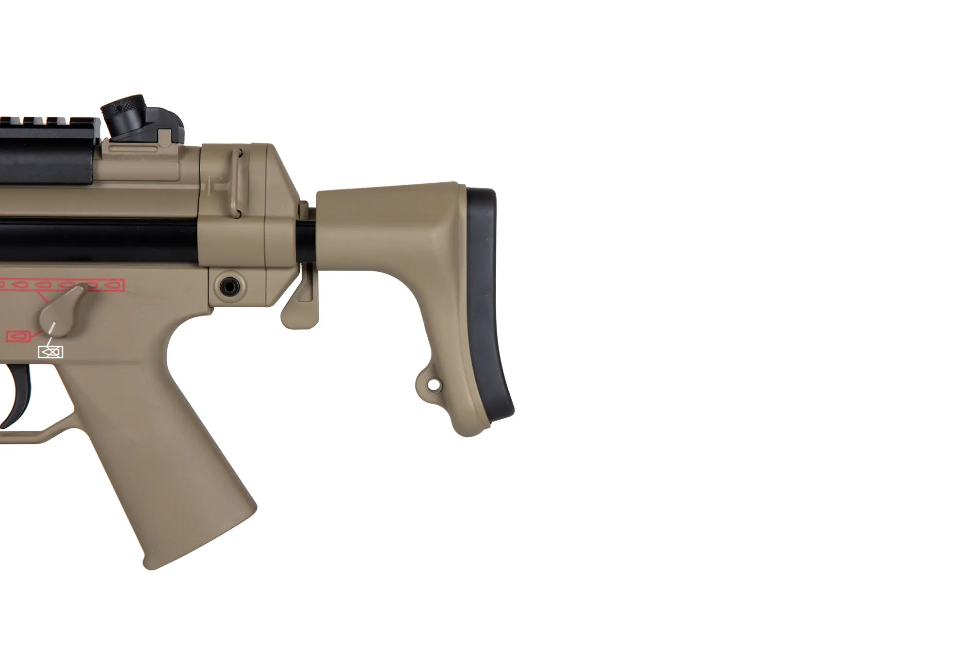Replika pistoletu maszynowego JG MP5-808 Tan OD-G-JGW-01-037634-00 asgbox.pl Replika pistoletu maszynowego JG MP5-808 Tan - obrazek 3