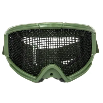 asgbox.pl - Taktyczne gogle z siatką - Oliwkowe