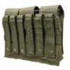 Potrójna ładownica na magazynki typu M4/M16 Specna Arms z klapą Oliwkowa OD-G-SPE-19-040532-00 asgbox.pl asgbox.pl - Potrójna ładownica na magazynki typu M4/M16 Specna Arms z klapą Oliwkowa