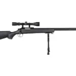 asgbox.pl - Replika karabinu snajperskiego Specna Arms SA-S12 EDGE™ z lunetą i dwójnogiem Czarna