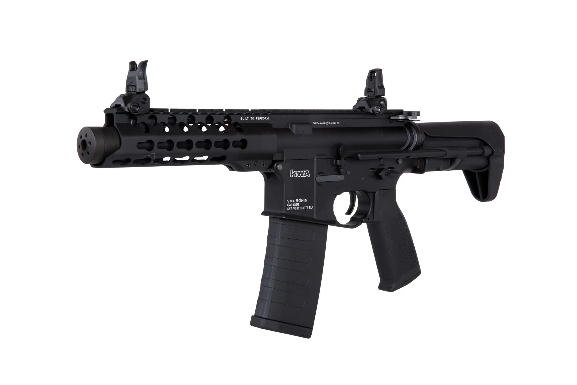 Replika karabinka KWA VM4 RONIN 6 PDW S-AEG 2.5 Czarna OD-G-KWA-01-040027-00 asgbox.pl asgbox.pl - Replika karabinka KWA VM4 RONIN 6 PDW S-AEG 2.5 Czarna