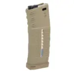 asgbox.pl - Magazynek Polimerowy Mid-Cap na 150 kulek Tornado z atrapami naboi do replik M4/M16 Tan