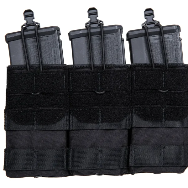 asgbox.pl - Potrójna uniwersalna ładownica na magazynki Primal Gear Czarny