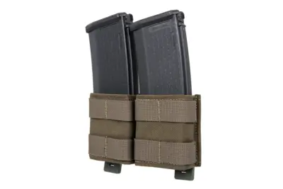 asgbox.pl - Podwójna ładownica otwarta na magazynki 5.56 mm Wosport Ranger Green