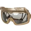 asgbox.pl - Gogle taktyczne 2w1 - Tan / czarny