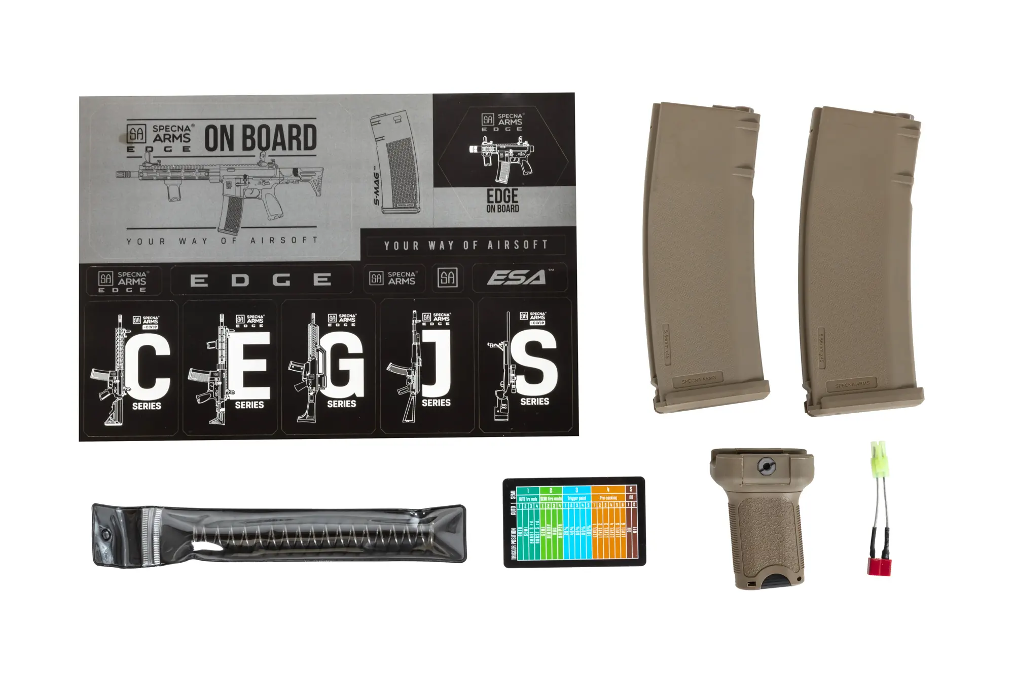 Karabinek ASG Specna Arms RRA SA-E04 EDGE™ HAL ETU™ Half-Tan OD-G-SPE-01-041600-00 asgbox.pl asgbox.pl - Karabinek ASG Specna Arms RRA SA-E04 EDGE™ HAL ETU™ Half-Tan