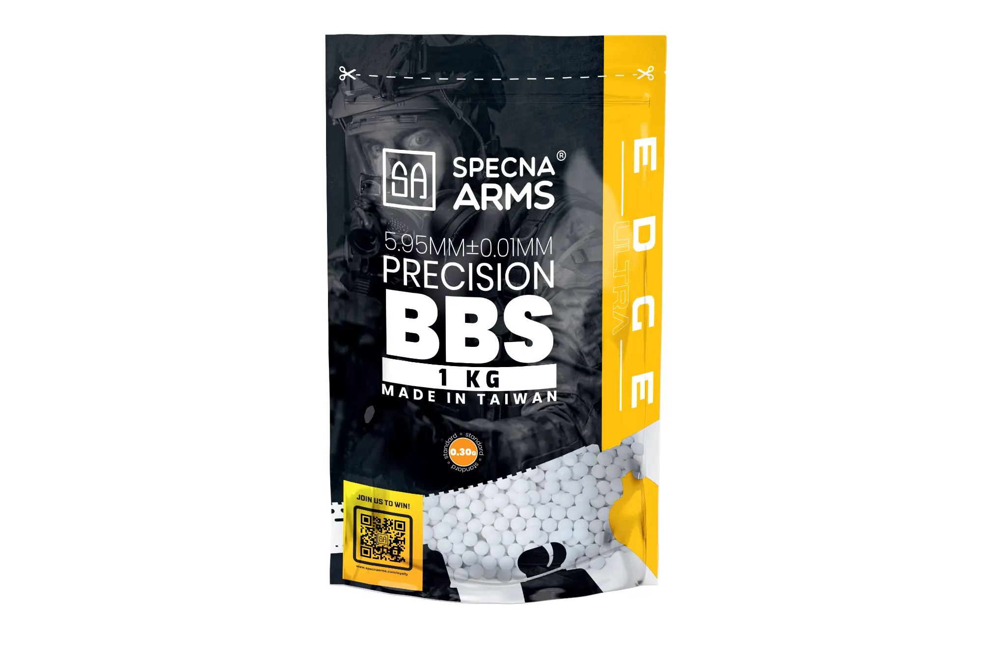 Kulki precyzyjne 0,30g Specna Arms EDGE ULTRA™ - 1 kg - białe OD-G-SPE-16-039961-00 asgbox.pl asgbox.pl - Kulki precyzyjne 0
