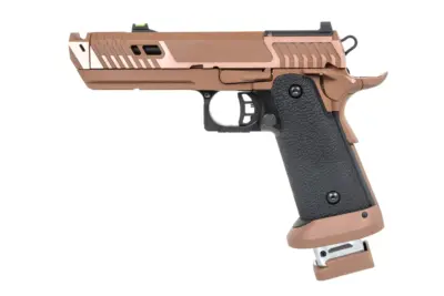 Pistolet ASG SRC Sahara Viper DUAL POWER z walizką transportową i magazynkiem CO2 Flat Dark Earth - obrazek 2