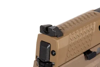 Replika pistoletu gazowego WE F17 Green Gas TAN - obrazek 2