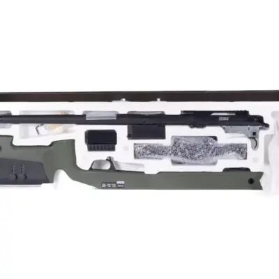 asgbox.pl - Replika karabinu wyborowego SA-S03 CORE™ High Velocity z lunetą i dwójnogiem - oliwkowa (OUTLET)