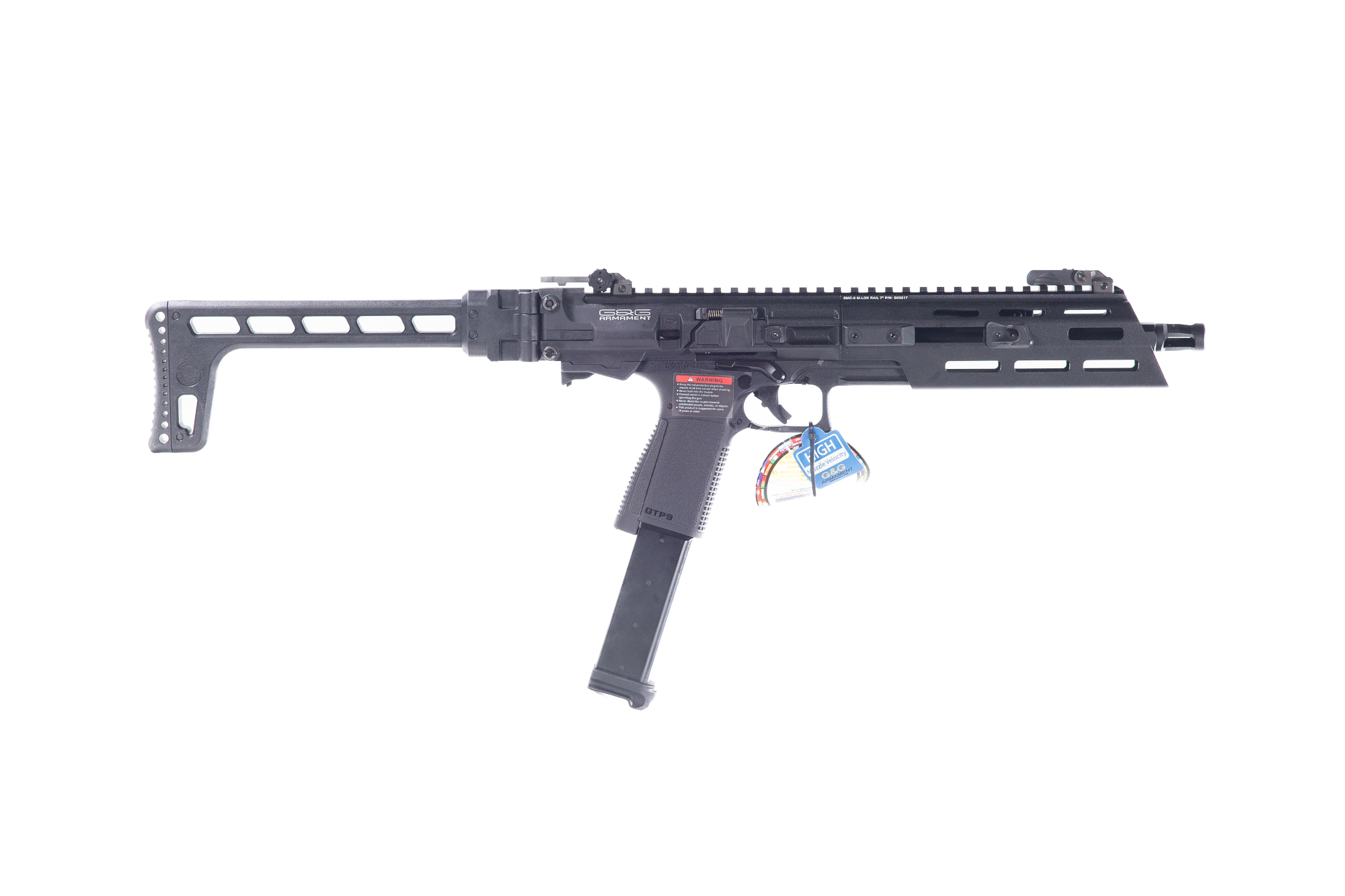 Replika pistoletu maszynowego SMC-9 - czarna (OUTLET) OUT-72-037208-00 asgbox.pl asgbox.pl - Replika pistoletu maszynowego SMC-9 - czarna (OUTLET)