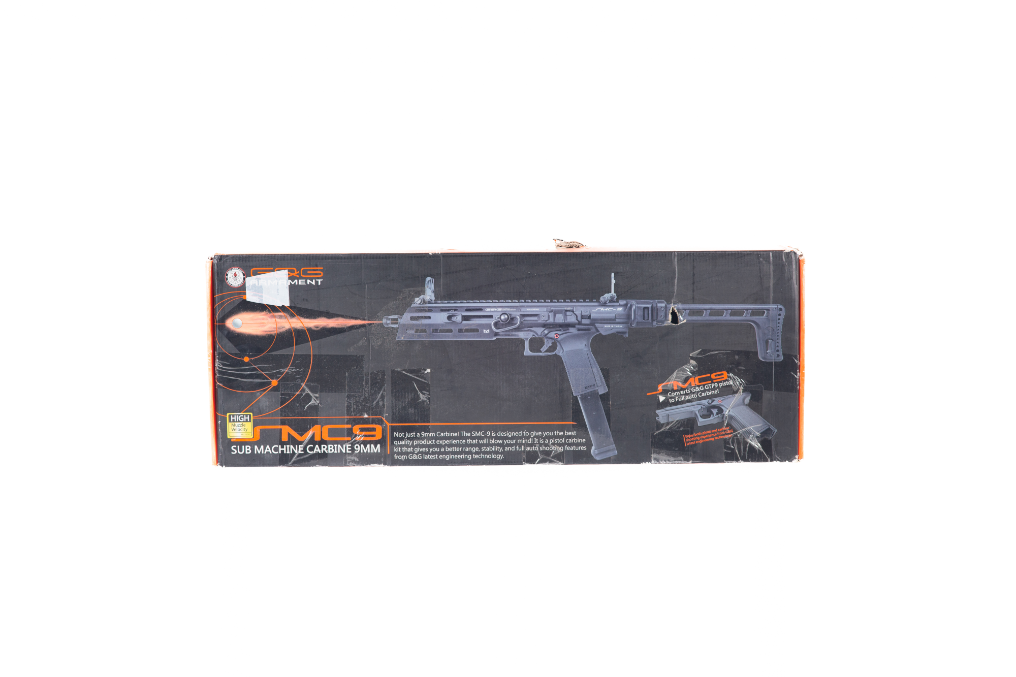 Replika pistoletu maszynowego SMC-9 - czarna (OUTLET) OUT-72-037208-00 asgbox.pl Replika pistoletu maszynowego SMC-9 - czarna (OUTLET) - obrazek 4