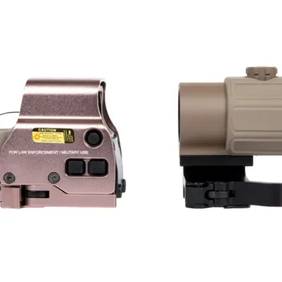 asgbox.pl - Zestaw kolimatora WADSN typu XTO z magnifierem typu T43 Dark Earth