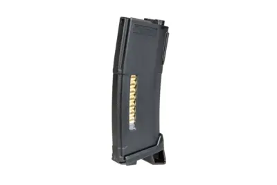asgbox.pl - Magazynek mid-cap EPM 150 kulek do replik M4/M16 - czarny