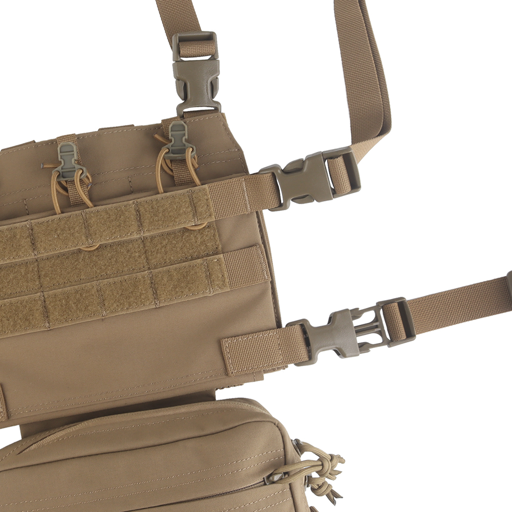 asgbox.pl - Kamizelka Chest Rig Wosport VE-107 Coyote Brown