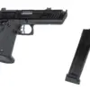 asgbox.pl - Pistolet ASG SRC Dark Viper DUAL POWER z walizką transportową i magazynkiem green gas Czarny