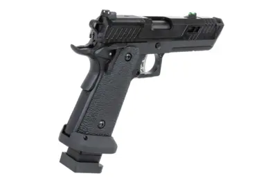 asgbox.pl - Pistolet ASG SRC Dark Viper DUAL POWER z magazynkiem green gas Czarny