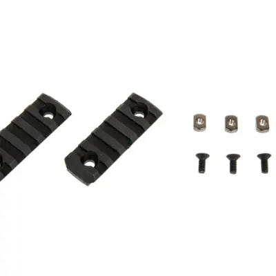 asgbox.pl - Zestaw szyn montażowych na hełm typu FAST - Czarny