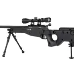 asgbox.pl - Replika karabinu snajperskiego Specna Arms SA-S14 EDGE™ z lunetą i dwójnogiem Czarna