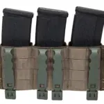 asgbox.pl - Potrójna otwarta ładownica na magazynki 7.62 mm Wosport Ranger Green