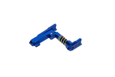 asgbox.pl - Obustronny zwalniacz magazynka CNC  M4/M16  (A) - Niebieski