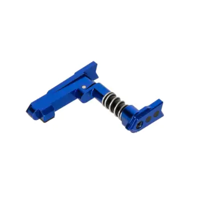 asgbox.pl - Obustronny zwalniacz magazynka CNC  M4/M16  (A) - Niebieski