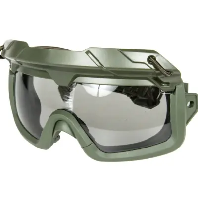 asgbox.pl - Gogle taktyczne 2w1 Oliwkowe / Czarne