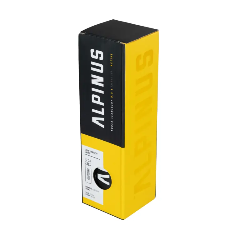 asgbox.pl - Kubek termiczny Alpinus Livigno 500ml Czarny