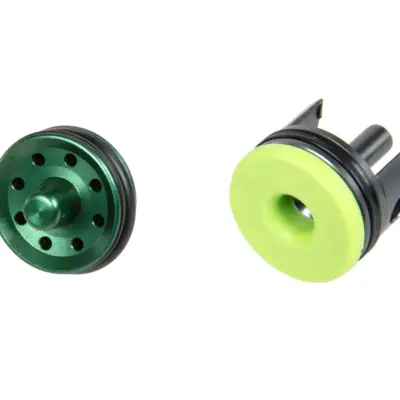 asgbox.pl - Zestaw głowic tłoka i cylindra TopMax ERGAL CNC DMR High Stop Air-Brake (zielony PAD)