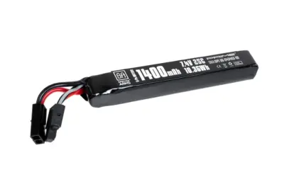 asgbox.pl - Akumulator Li-Po Specna Arms x Gens Ace 1400 mAh 25C 7.4V Tamiya mini G-Tech