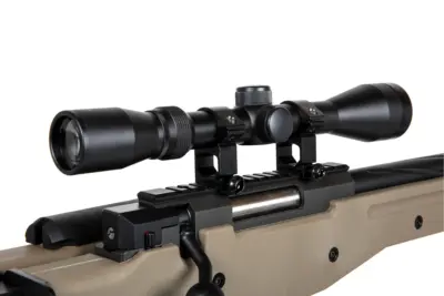asgbox.pl - Replika karabinu snajperskiego Specna Arms SA-S14 EDGE™ z lunetą i dwójnogiem Tan
